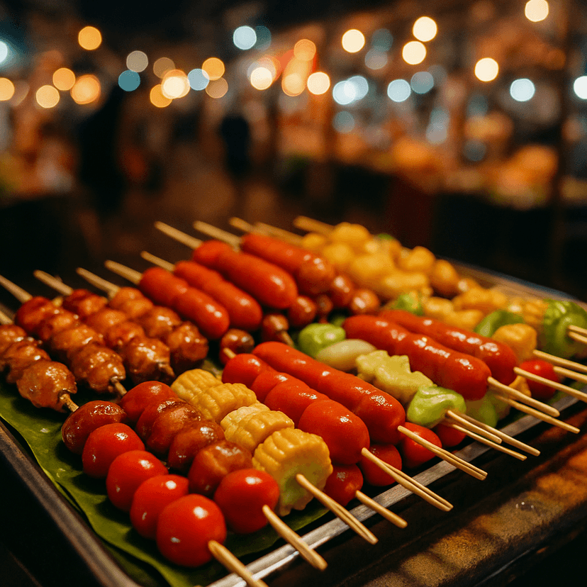 Street food at night market